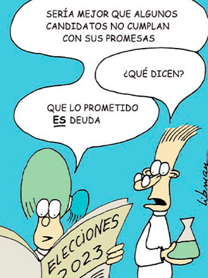 Caricatura realizada por Libman